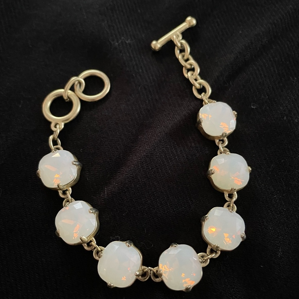 White stone bracelet
